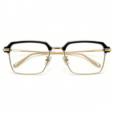 SP011 Budget Half Frame Reading Glasses | Unisex Blue Light Blocking,Non-Prescription Fashion Eyeglasses