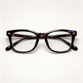 SP009 Retro Tortoiseshell Reading Glasses | Thick Acetate Frame Non-Prescription Readers for Men & Women